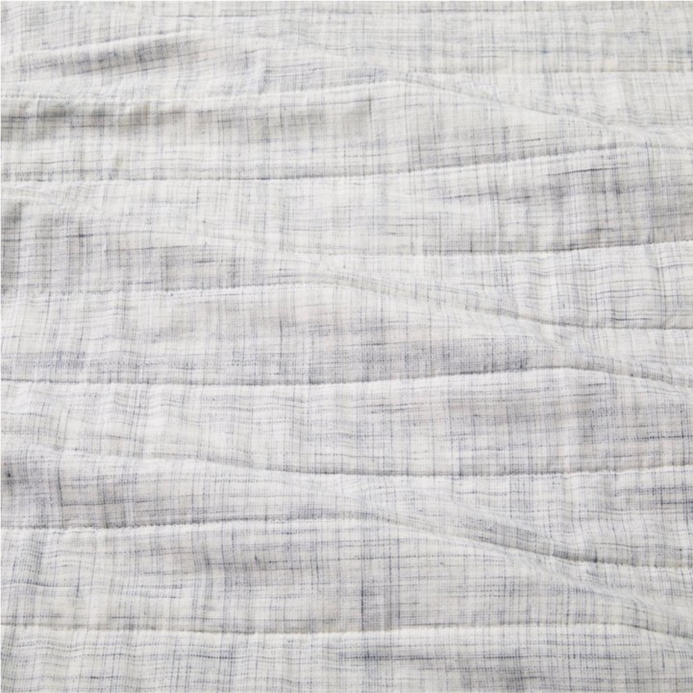 NWT King Channel Stitch Heathered Quilt Faded Blue - Hearth & Hand - Picture 5 of 6
